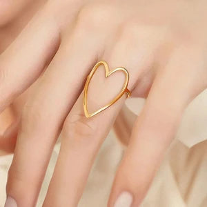 Anello Cuore gold