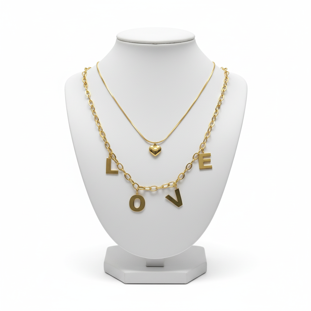 Collana love gold