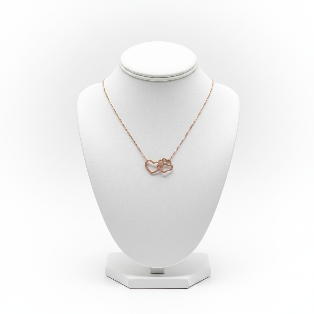 Collana zampa gold
