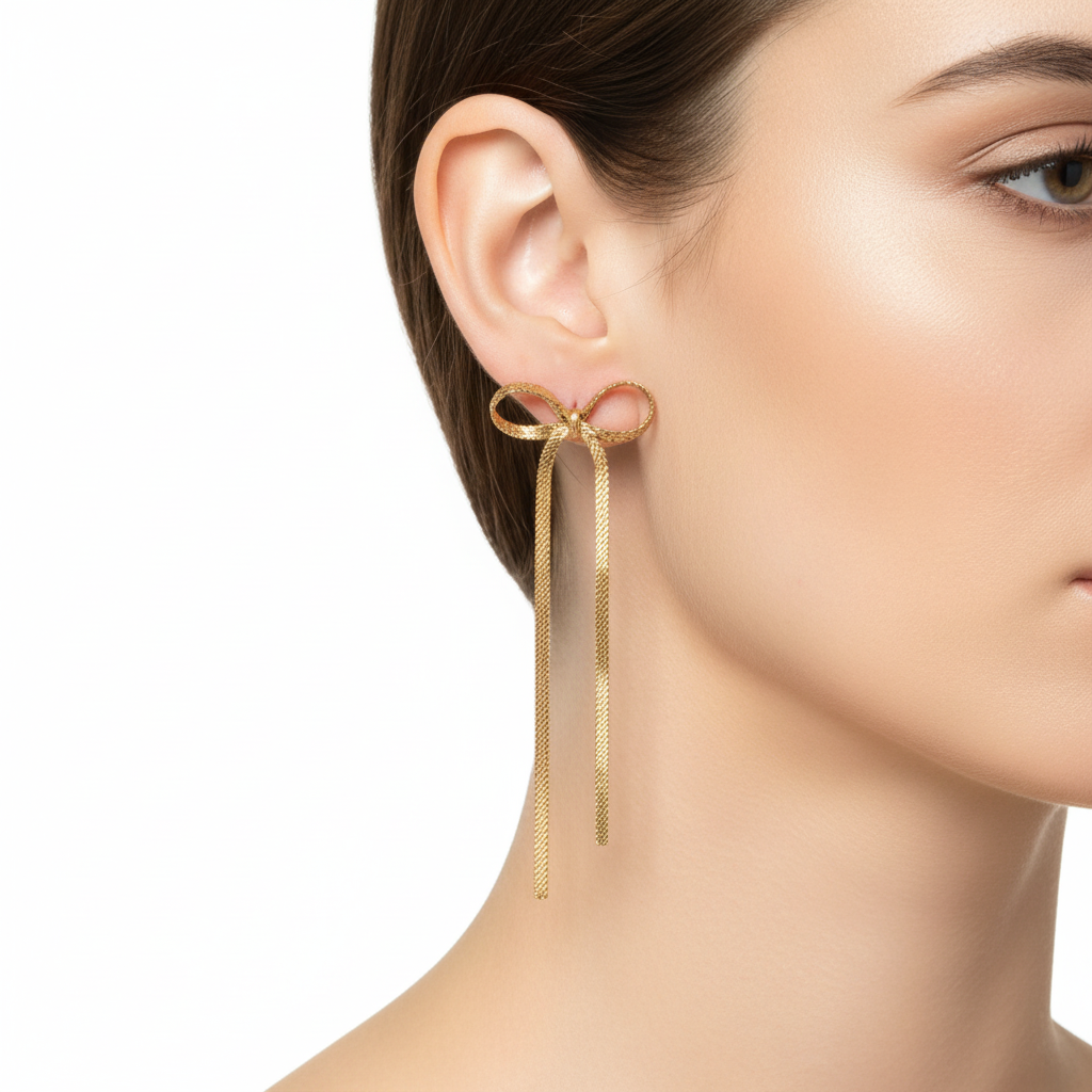 Orecchini Fiocco gold