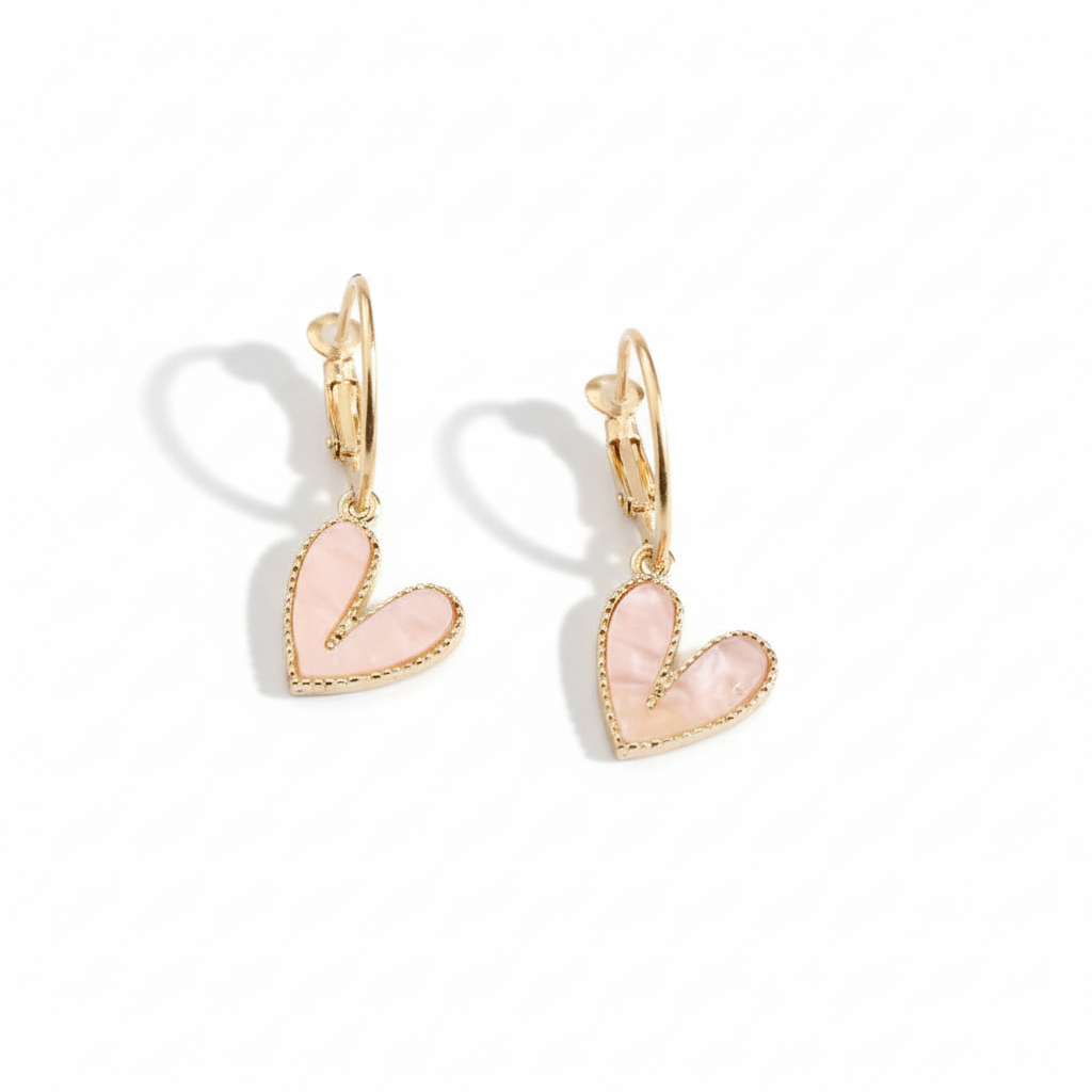 Orecchini mavi gold rosa
