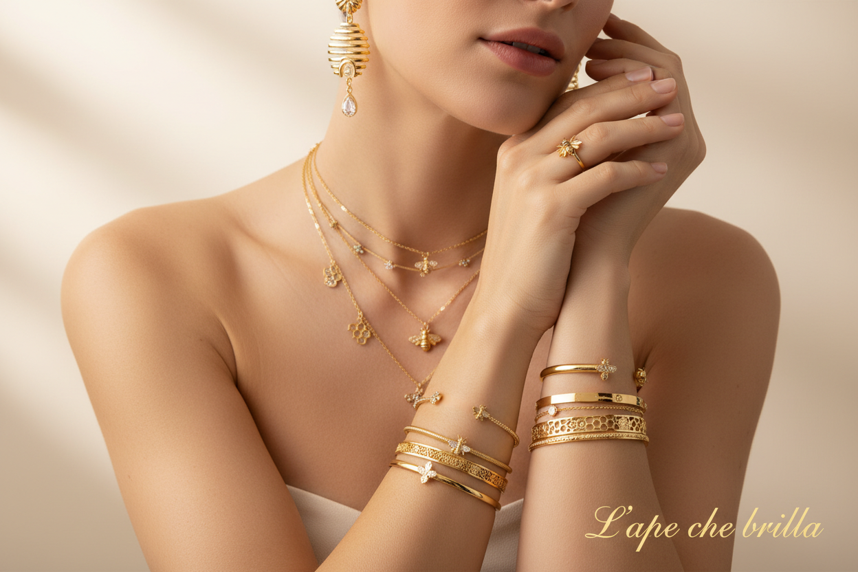 Banner donna con accessori - viso parziale