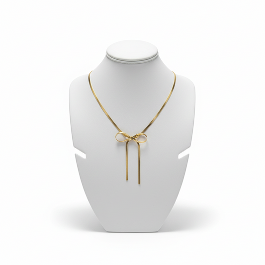 Collana fiocco gold