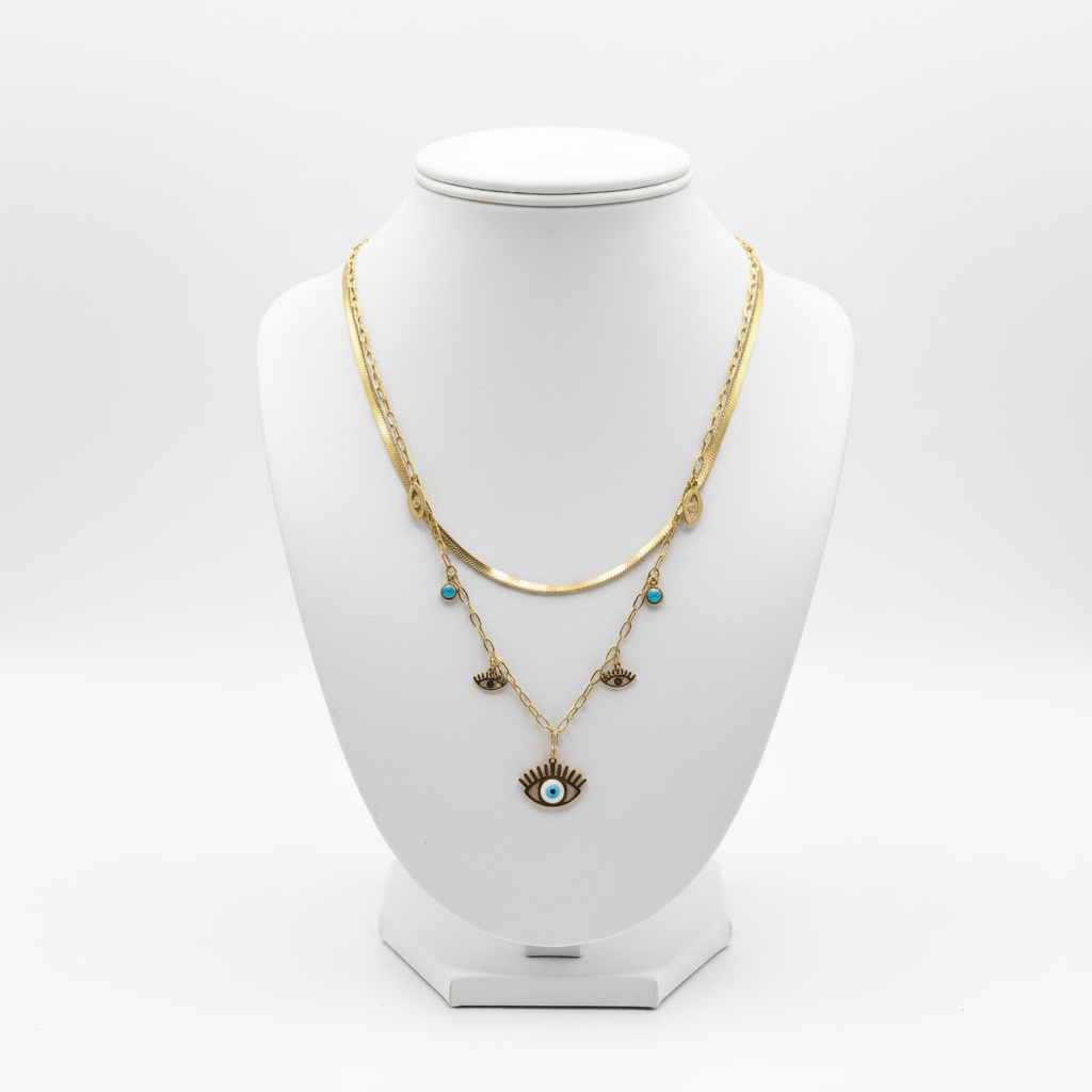 Collana occhio gold