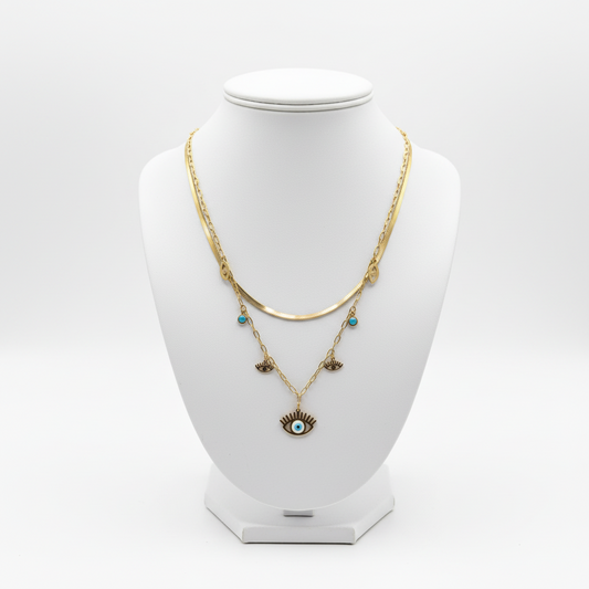 Collana occhio gold