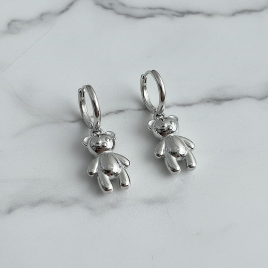 Orecchini Orsetto Silver