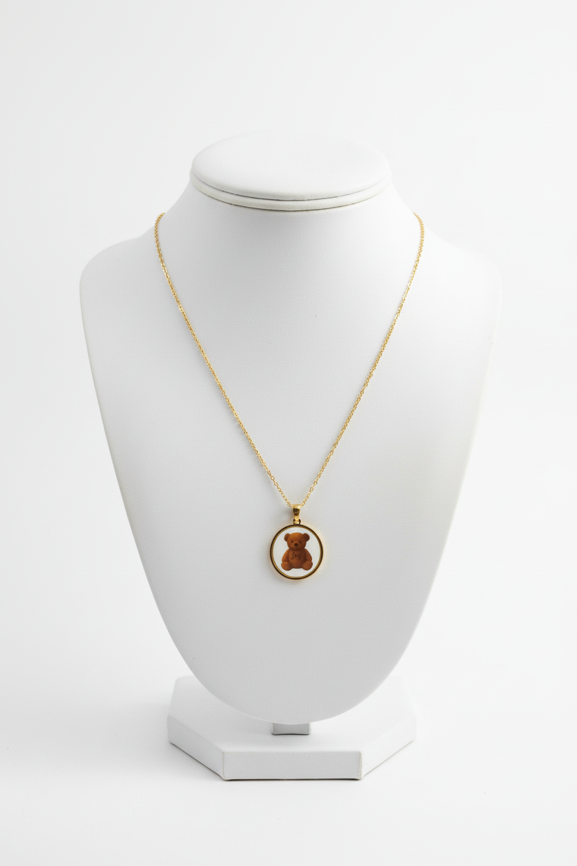 Collana con ciondolo orsetto joy