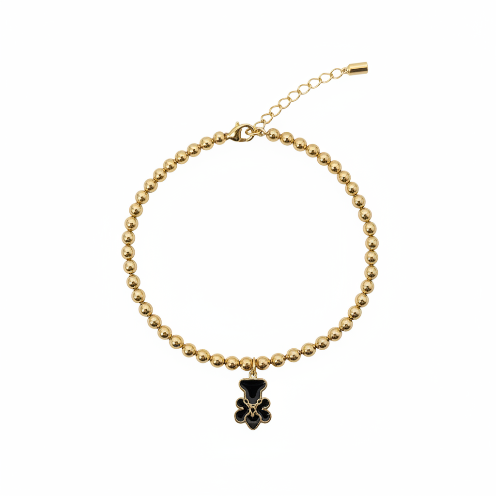 Bracciale Orsetto Oro con Charm