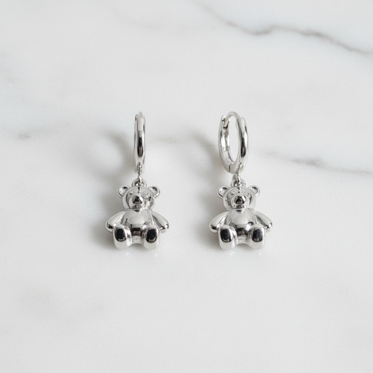 Orecchini Orsetto Silver