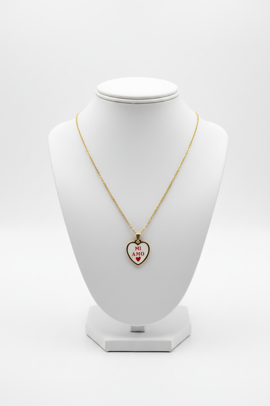 Collana con ciondolo MI AMO
