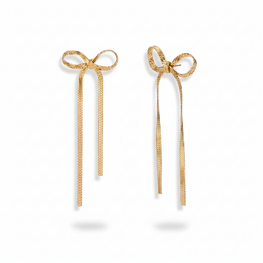 Orecchini Fiocco gold
